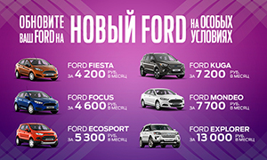 ДЛЯ ЛОЯЛЬНЫХ КЛИЕНТОВ FORD CREDIT